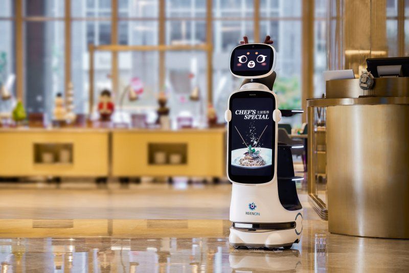 Keenon T10 Gastronomie Dinerbot Serviceroboter