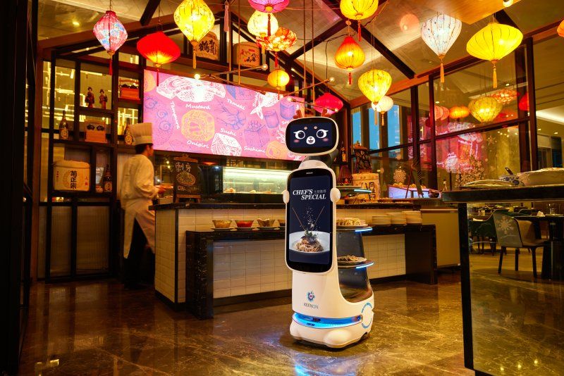 Keenon T10 Gastronomie Dinerbot Serviceroboter