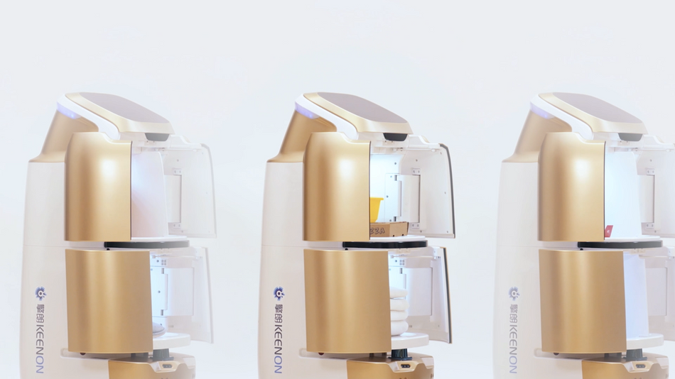 Keenon W3 Smarter Multifunktions-Serviceroboter Butlerbot